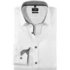 Olymp Uomo Camicia Business a Maniche Lunghe No Six,Super Slim,Weiß 00,38