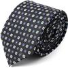 BRERA 67 Cravatta Uomo Nero Elegante in Seta | Cravattino per Completo 150x7 | Cravatte Slim per Vestito da Cerimonia e per Abiti da Lavoro