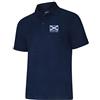 Uneek clothing Polo con bandiera scozzese, unisex, colore blu navy, da XS a 8XL