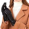 ZLUXURQ Guanti da donna in pelle di cashmere, leggeri ed eleganti, adatti per l'uso quotidiano