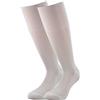Fontana Calze 6 Paia di Calze Uomo Lunghe in 100% Cotone Filo di Scozia Bianco TG 39-41