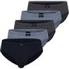 Götzburg Slip da uomo 740921, confezione da 5 631 blu scuro melange M