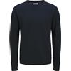 JACK & JONES Maglione Lavorato a Maglia, Tinta Unita, Sky Captain, XL