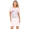 Hello Kitty - Camicia da notte da donna, in cotone, rosa, (22-24)