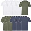 Fruit of the Loom - Iconic Tee, Lightweight Ringspun Tee, 5 Pack, T-Shirt Uomo