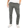 Yazubi - Pantaloni Chino per Uomo - Pantaloni Chino Business Grigi con Inserto Stretch - Chino Slim Fit in Cotone, Grigio (Magnet 4R193901), W34/L32
