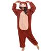 LATH.PIN Pigiama Tuta Panda Unisex Adulto Animale Onesie Cosplay Halloween Carnevale Costume Donna Pigiama Costume Animale Inverno