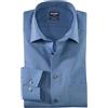 Olymp Uomo Camicia Business a Maniche Lunghe Modern Fit,Blau 15,39