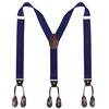 Kajeer Bretelle da uomo con bottoni e bretelle - Bretelle elastiche regolabili a forma di Y di 3,5 cm di larghezza