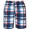 Bugatti® - Costume da bagno da uomo, a quadri, colore: blu o verde Blu S