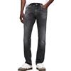 Tommy Jeans Uomo Jeans Scanton Slim Fit Elasticizzati, Nero (Denim Black), 28W/36L