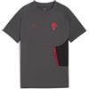 PUMA T-Shirt con Taschino AC Milan PUMATECH per Ragazzi 164, Shadow Gray for all Time Red