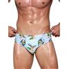 Arcweg Costume da Bagno Uomo con Pad Rimovibile e Coulisse Slip e Parigamba da Bagno Pantaloni Corti Elastico a Vita Bassa Nuoto