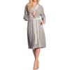 Vossen Juno Accappatoio, Grigio (Grau Meliert 738), 34 (Taglia Produttore: 3234 XS) Donna