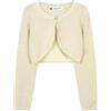 BlackButterfly Bolero Bambina Maglia Lurex, Champagne Dorato, 13-14 Anni