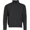 Fruit of the Loom - Felpa Collo Alto con Zip - Uomo (XL) (Nero)