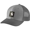 Carhartt Rugged Flex Twill Mesh Back Logo Patch cap Cappellino da Baseball, Asfalto, Taglia Unica Uomo