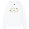 EA7 Emporio Armani Felpa Uomo con Cappuccio Logo Series in Cotone Stretch con Maxi Logo 7M001190AF17787 8033995833928 - S Bianco S