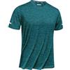 TACVASEN Maglietta Sportiva Uomo Magliette Uomo Manica Corta Maglia Trekking Maglia Traspirante T Shirt Tecnica Strisce Riflettenti Verde Bosco, XL