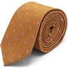 BRERA 67 Cravatta Uomo Elegante in Lana e Seta | Cravattino per Completo 148x8 | Cravatte Slim per Vestito da Cerimonia e per Abiti da Lavoro