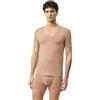 Mey 46038-111 Men's Dry Cotton Skin Solid Colour Short Sleeve Top Medium (Brand Size 5)