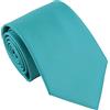 DQT Men's Plain Twill Wedding Formal 8cm Classic Tie