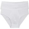 sloggi men , 24/7 Midi 2P, Slip, Uomo, Bianco (White), 6