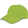 Generico Cappello con Visiera 5 Pannelli in 100% Cotone Colorato, Berretto Semplice per Adulto e Bambino Regolabile a Strappo Visiera Rigida, Versione Singola o in Formato Convenienza da 10 Pezzi