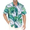 Gavliuu Camicia Hawaiana da Uomo - Camicie Floreali Stampate Casual a Maniche Corte con Bottoni