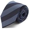 BRERA 67 Cravatta Uomo Elegante in Lana e Seta | Cravattino per Completo 148x8 | Cravatte Slim per Vestito da Cerimonia e per Abiti da Lavoro