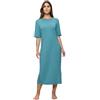 Triumph Donna Timeless Sensuality NDK SSL Nightgown, Turchese (Quiet Turquoise), 44