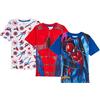 SPIDER-MAN Set di 3 t-Shirt Spiderman per Ragazzi 2-3 Anni (Pacco da 3).