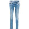 Herrlicher Jeans da donna SlimJeans Pitch 5303 RD100 Slim Reused Denim After Rain Powerstretch in cotone biologico
