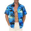 Gavliuu Camicia Hawaiana da Uomo - Camicia Hawaiana da Uomo con Bottoni, Camicie Floreali Stampate Casual a Maniche Corte