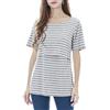 Smallshow Top per Allattamento a Maniche Corta da Donna Camicia Allattamento al Seno