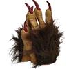 XINCHIA Guanti da lupo mannaro di Halloween Guanti con zampa pelosa con artiglio peloso mani lupo orso zampa guanti raccapriccianti guanti da gomito per feste con unghie lunghe spaventosi Halloween Cosplay