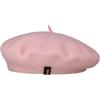 Borsalino Berretto Basco in Lana Donna/Uomo - Made Italy baschetto Inverno Autunno/Inverno - Taglia Unica Rosa
