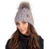 Vivisence Berretto con Pompon Donna Caldo Ideale per Giorni Freddi 7014