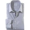 OLYMP Level Five Camicia Uomo | Maglietta, orlo, vestibilità aderente, 94% cotone, 6% elastan