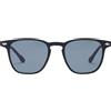 NOOZ Optics Occhiali da Sole Polarizzati Unisex DINO - Eleganti e Sottili - Protezione 100% UV - Occhiali da Sole Uomo e Donna - Custodia Compatta - Quadrata - Nero -