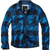 Brandit Check Shirt Long Sleeve, color: black+blue, size: M