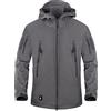 SZAWSL Uomo Giubbotto Giacca a vento militare uomo Pile Windbreaker Tactical camo Softshell Giacche Parka