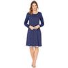 e.Femme Camicia da notte da donna Marion 333, a maniche lunghe, in 50% cotone e 50% modal, 42