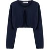 BlackButterfly Bolero Bambina Cotone Smerlato, Blu Notte, 5-6 Anni