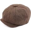 Pesaat Newsboy Cappellini per Bambini Bambino Bambino Driver Cap Vintage Tweed Piatto Pageboy Cappelli 2-5 Y Caff 2-5 Anni