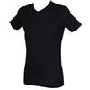 RAGNO Camiciola Uomo t-Shirt Intima Scollo V Manica Corta Wool & Silk WSK Articolo 601598 Lana e Seta, 078 Bleu, 3-Terza (EU S - F 2 - USA XS - GB 32)