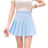 HOEREV Minigonna Pieghettata a Vita Alta Gonna Corta per Tennis Skateboard e Scuola per Donne e Ragazze EU 32 IT 38, XS,girovita 64 cm