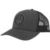 Beretta Cappellino da Uomo con Retro in Rete, Taglia Unica, Carbone/Nero, Taglia Unica