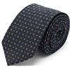 BRERA 67 Cravatta Uomo Elegante in Lana e Seta | Cravattino per Completo 148x8 | Cravatte Slim per Vestito da Cerimonia e per Abiti da Lavoro