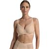 Lepel Reggiseno Donna Belseno Tesoro 301, Balconcino con Ferretto Spacer, Microspacer Leggero e Sostenitivo, Effetto Tulle Incrociato, Comfort Superiore(Cipria,3C)